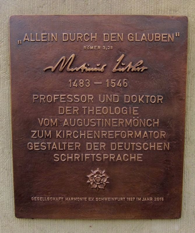 Dr. Martin Luther Marker. Click for full size. Dr. Martin Luther Marker image. Click for full size.