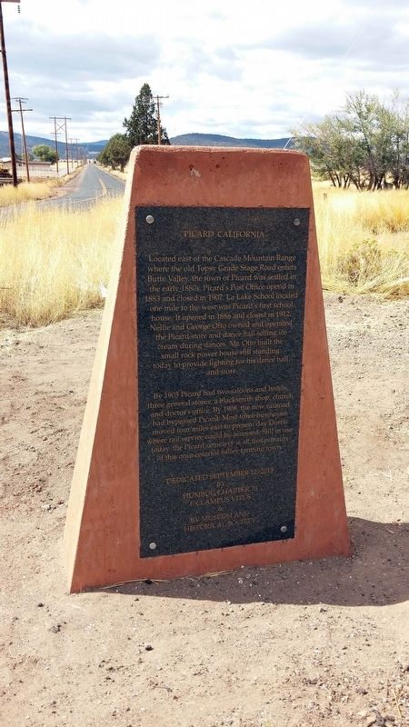Picard California Marker image. Click for full size.