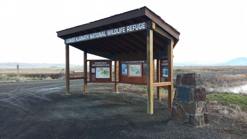 Lower Klamath National Wildlife Refuge Marker image. Click for full size.