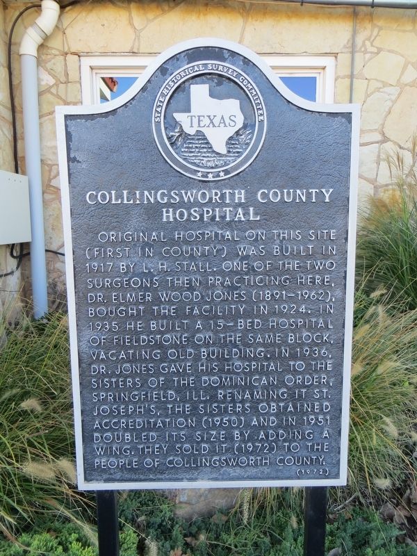 Collingsworth County Hospital Marker image. Click for full size.