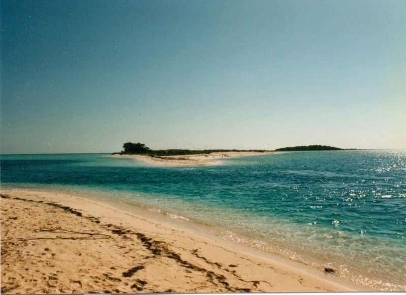The Dry Tortugas-Bush Key in the distance. Click for full size. The Dry Tortugas-Bush Key in the distance image. Click for full size.