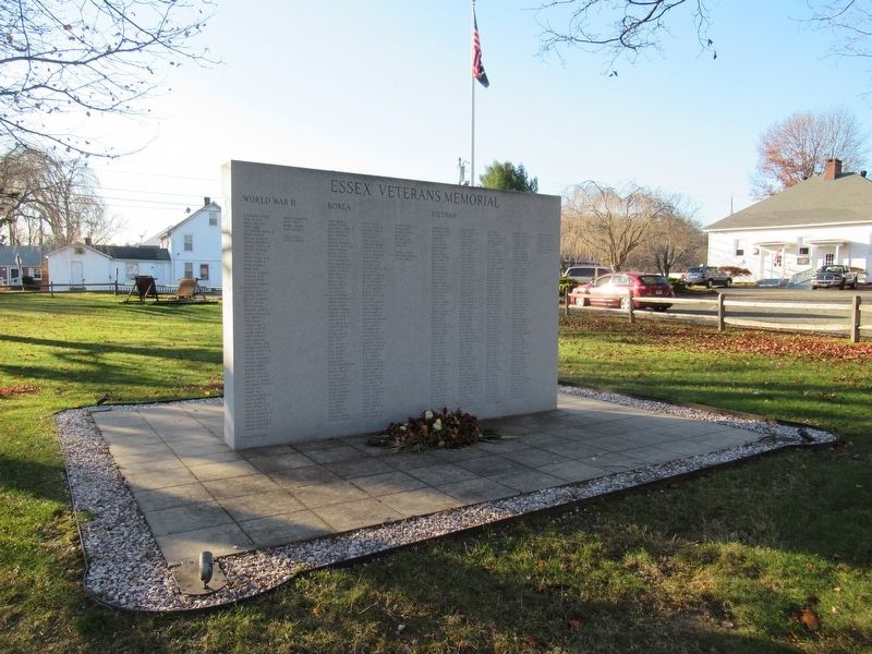 Essex Veterans Memorial image. Click for full size.
