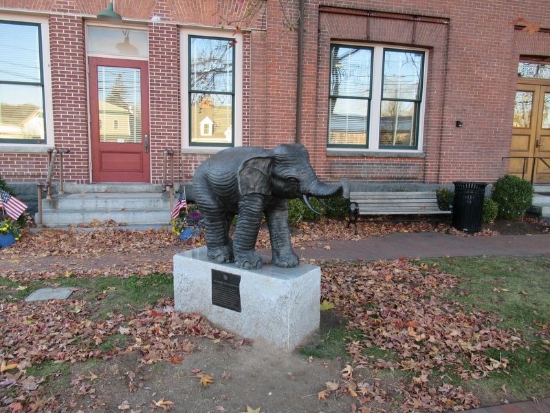 We Honor the Elephant Marker and Deep River Town Hall. Click for full size. We Honor the Elephant Marker and Deep River Town Hall image. Click for full size.