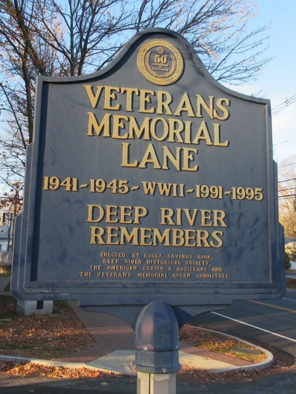 Veterans Memorial Lane Marker. Click for full size. Veterans Memorial Lane Marker image. Click for full size.