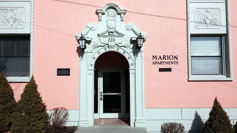 Marion Apartments Marker image. Click for full size.