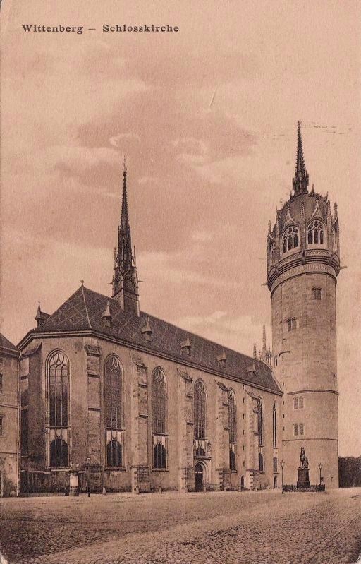 <i>Wittenberg - Schlosskirche</i> image. Click for full size.