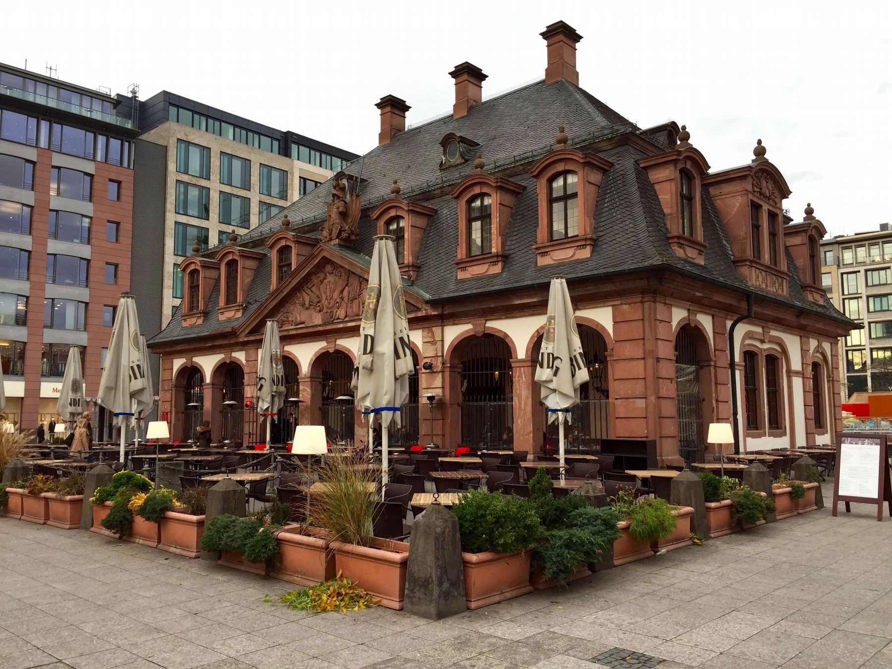 Hauptwache / Main Guardhouse and Marker. Click for full size. Hauptwache / Main Guardhouse and Marker image. Click for full size.