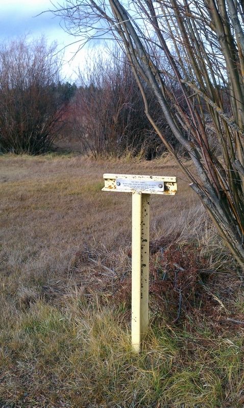 The First Sawmill Marker image. Click for full size.