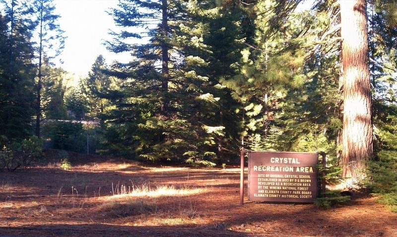 Crystal Recreation Area Marker image. Click for full size.