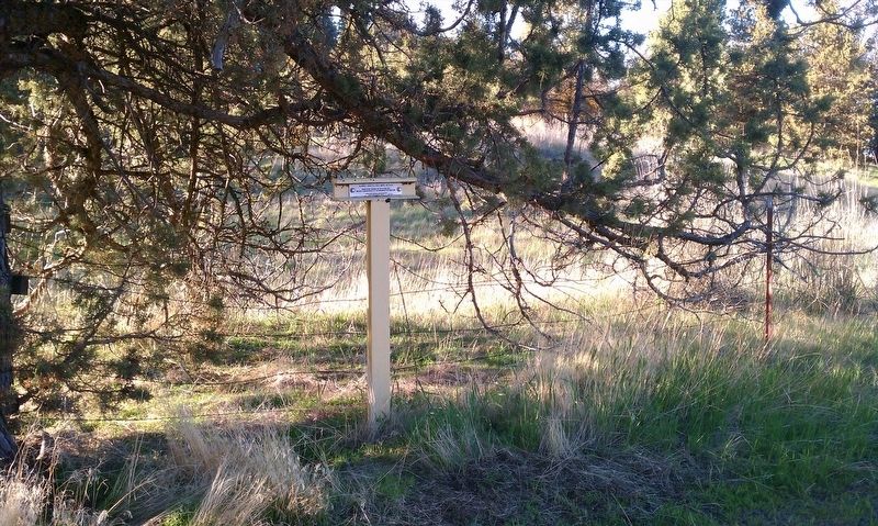 Klamath County's First White Settler Marker image. Click for full size.