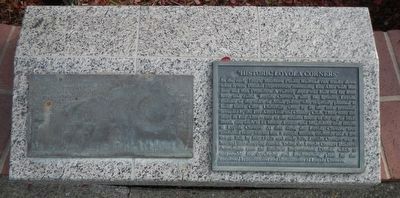 Historic Loyola Corners Marker image. Click for full size.