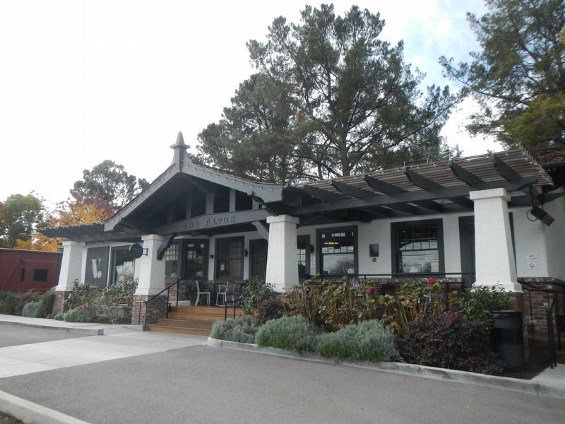Southern Pacific Railroad Station and Marker. Click for full size. Southern Pacific Railroad Station and Marker image. Click for full size.