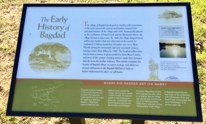 The Early History of Bagdad Marker image. Click for full size.