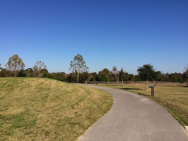 The view south towards the Native Trees Marker & Bagdad Mill Site marker(far background).. Click for full size. The view south towards the Native Trees Marker & Bagdad Mill Site marker(far background). image. Click for full size.