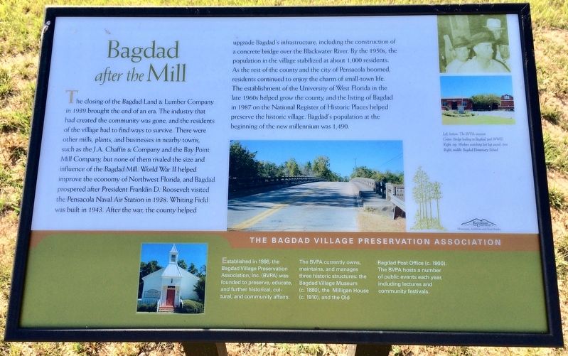 Bagdad After the Mill Marker image. Click for full size.