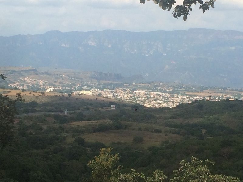 The city of Tequila seen from the marker. image. Click for full size.