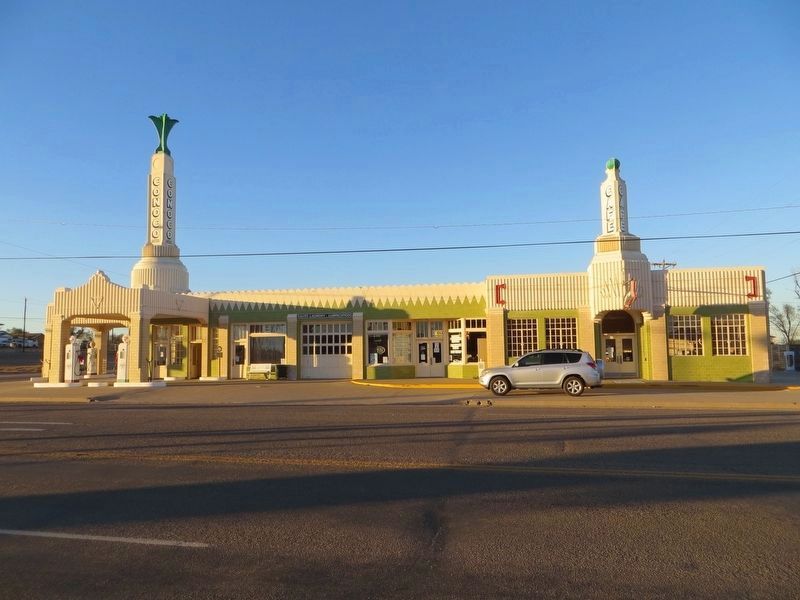 The Tower Building gas station/diner. Click for full size. The Tower Building gas station/diner image. Click for full size.
