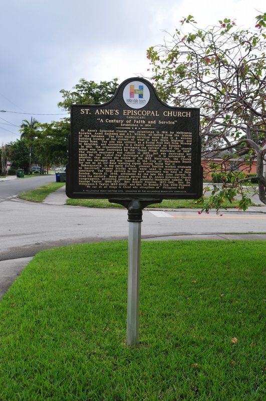 St. Annes Episcopal (Anglican) Church Marker image. Click for full size.