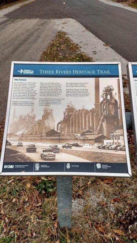 Eliza Furnace Marker. Click for full size. Eliza Furnace Marker image. Click for full size.