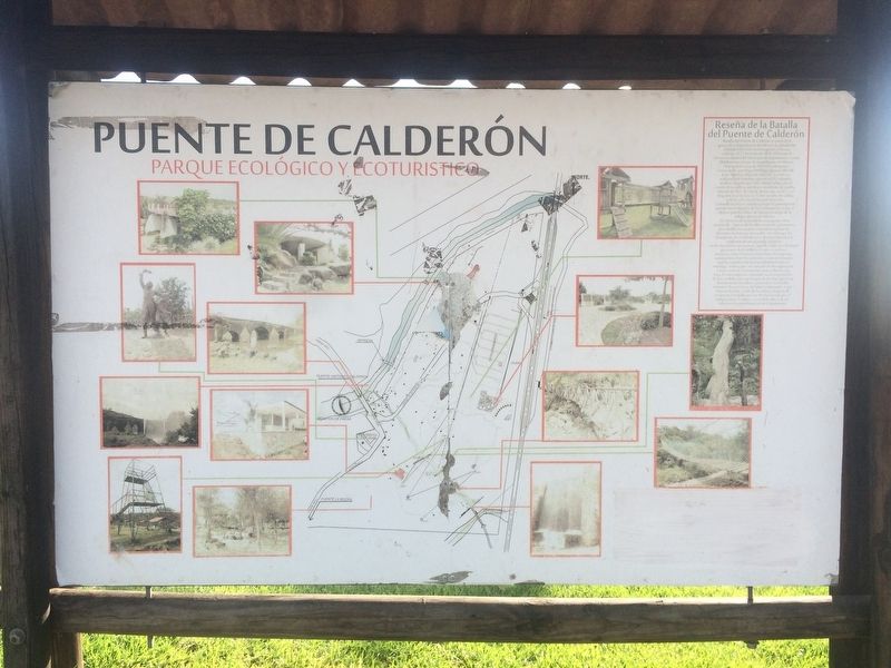 The Battle of Calderón Bridge Marker image. Click for full size.