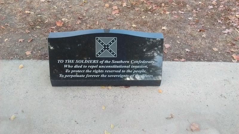 Confederate Memorial. Click for full size. Confederate Memorial image. Click for full size.