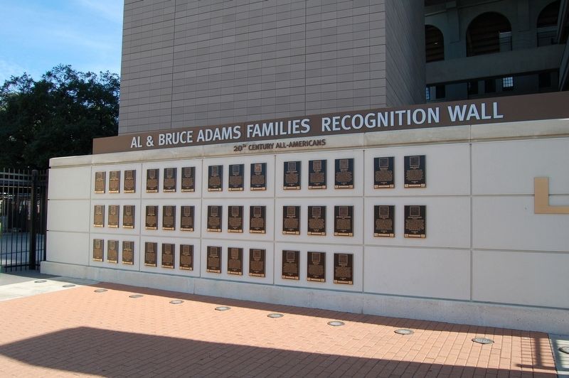 The Al & Bruce Adams Family Recognition Wall. image. Click for full size.