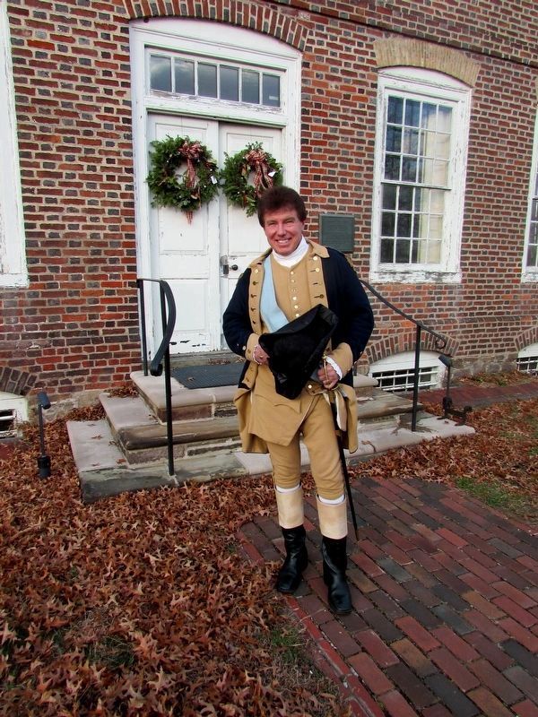 Gen/ Washington at the William Trent House. Click for full size. Gen/ Washington at the William Trent House image. Click for full size.