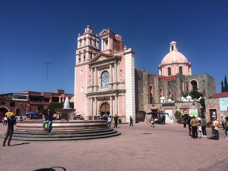 The Catholic Church of Santa María de la Asunción of Tequisquiapan. Click for full size. The Catholic Church of Santa María de la Asunción of Tequisquiapan image. Click for full size.