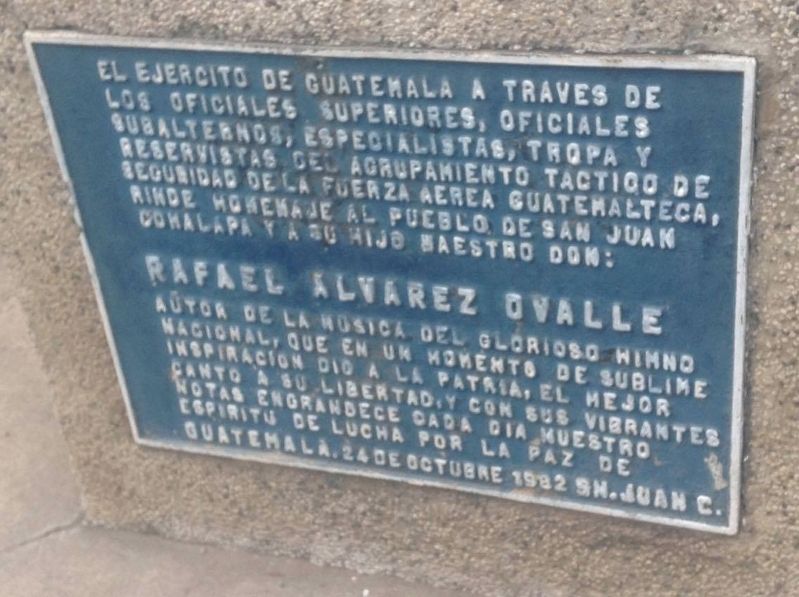 Additional Rafael Álvarez Ovalle Marker. Click for full size. Additional Rafael Álvarez Ovalle Marker image. Click for full size.