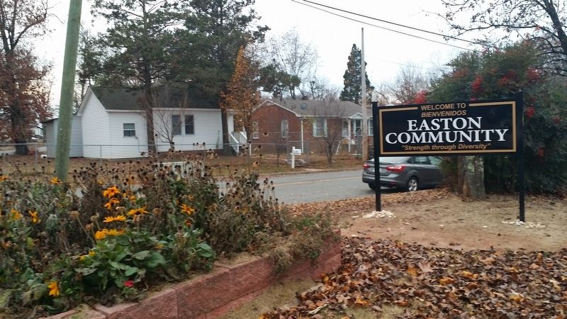 Easton Neighborhood Marker image. Click for full size.