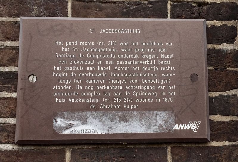 St. Jakobsgasthuis / St. Jacob's Inn Marker image. Click for full size.
