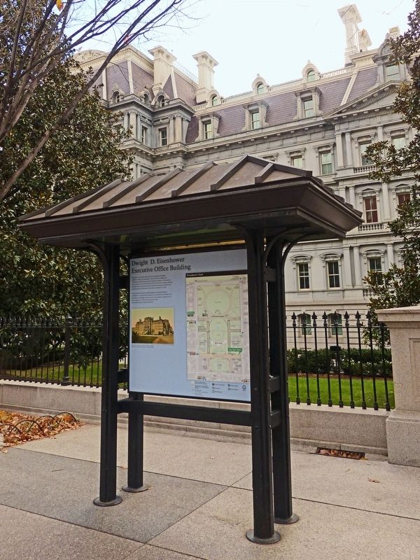 Dwight D. Eisenhower Executive Office Building Marker image. Click for full size.