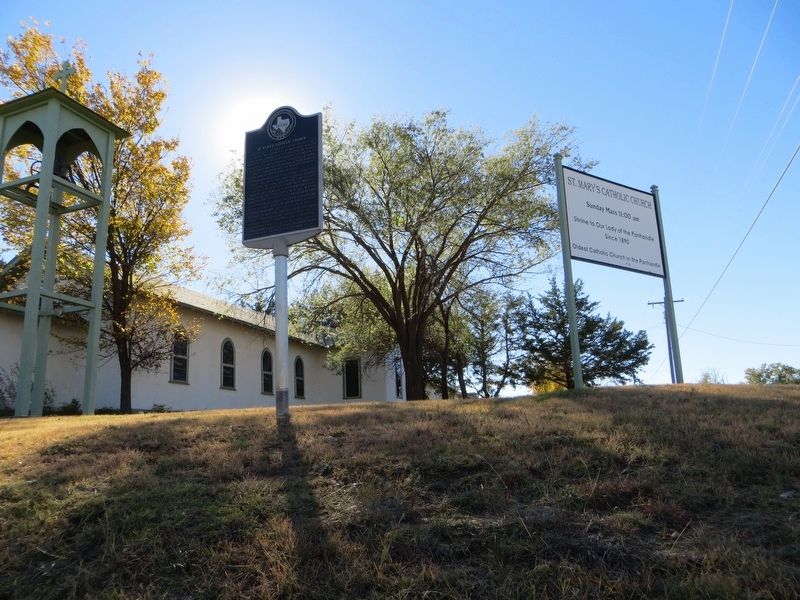St. Mary's Catholic Church Marker image. Click for full size.
