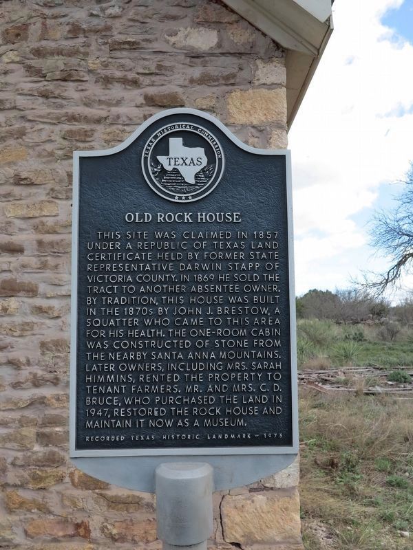 Old Rock House Marker image. Click for full size.