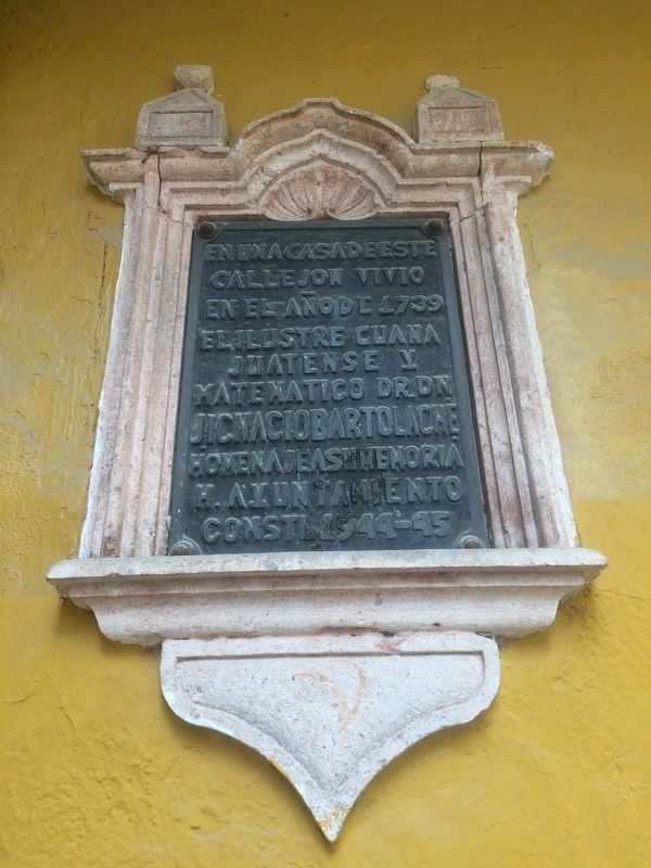 Ignacio Bartaloche Marker. Click for full size. Ignacio Bartaloche Marker image. Click for full size.