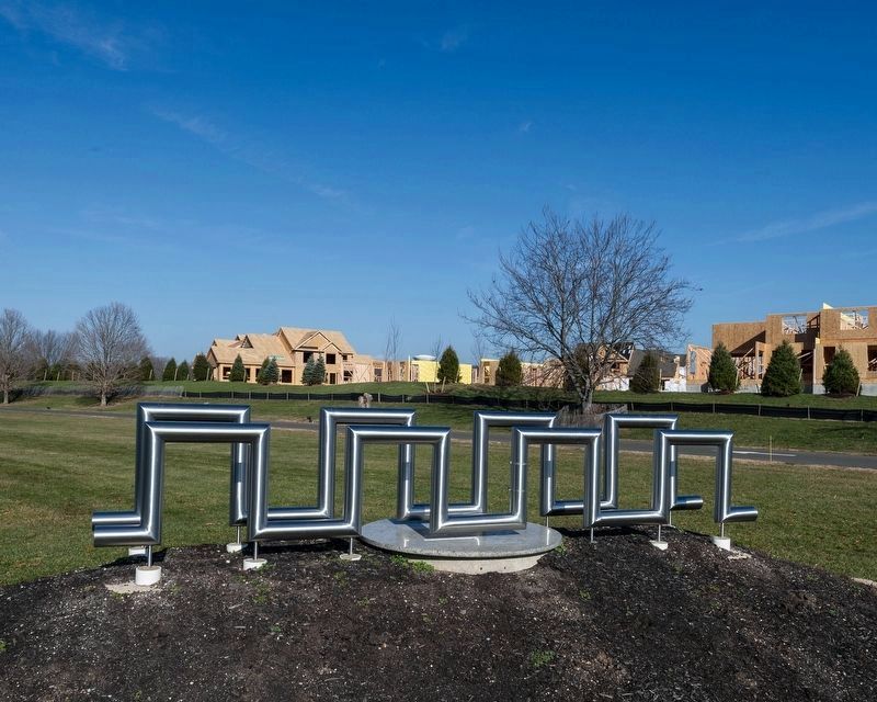 Karl Jansky Radio Astronomy Monument Marker. Click for full size. Karl Jansky Radio Astronomy Monument Marker image. Click for full size.