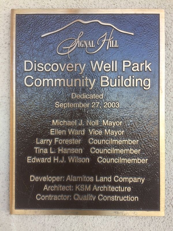 Discovery Well Park. Click for full size. Discovery Well Park image. Click for full size.