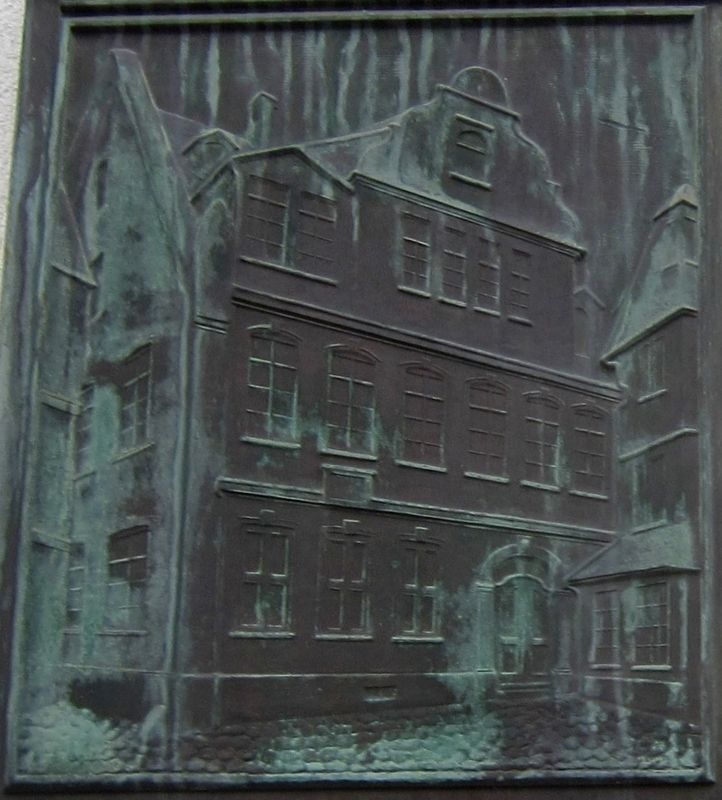 Friedrich Stoltze Geburtshaus / Birthplace Marker Inset image. Click for full size.