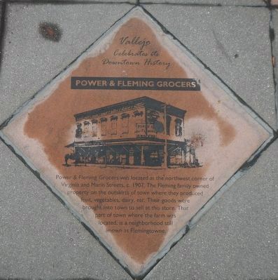 Power & Fleming Grocers Marker image. Click for full size.
