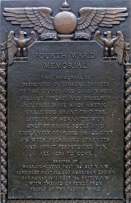 Fourth Ward Memorial Marker image. Click for full size.