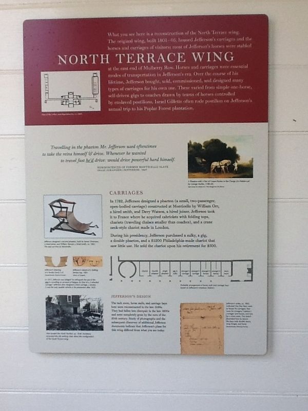North Terrace Wing Marker. Click for full size. North Terrace Wing Marker image. Click for full size.