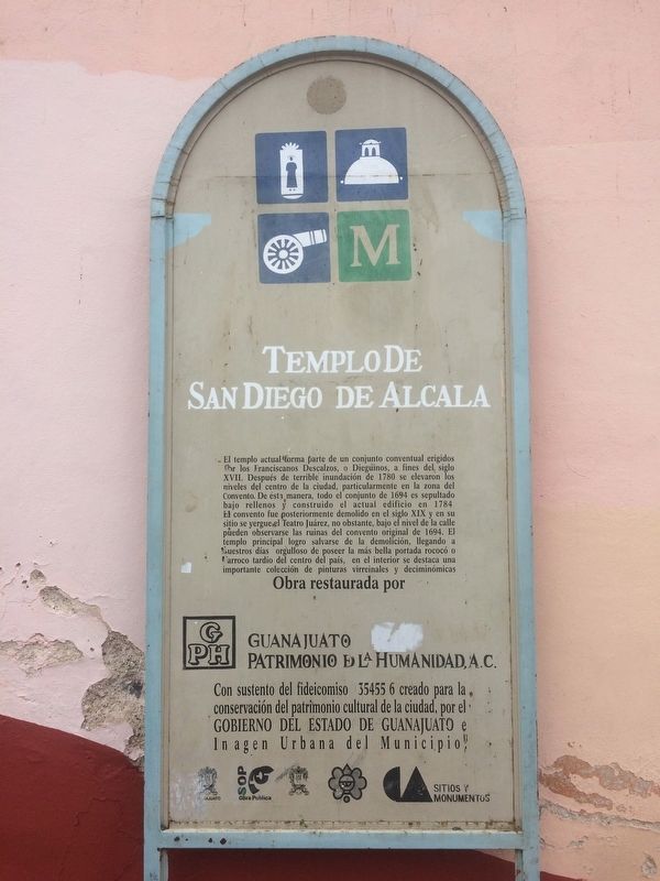 An additional, older Temple of San Diego Marker image. Click for full size.