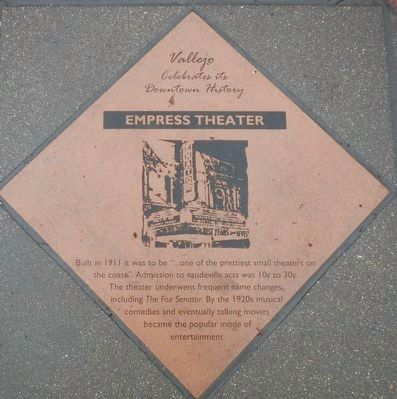 Empress Theater Marker image. Click for full size.