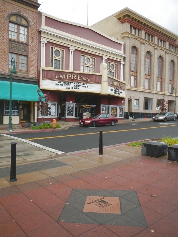Empress Theater and Marker image. Click for full size.