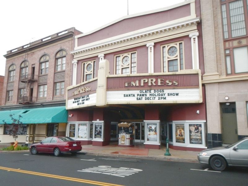 Empress Theater Marker image. Click for full size.
