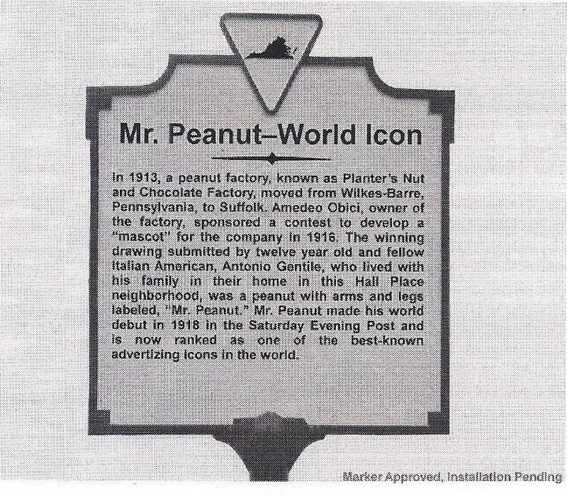 Mr. Peanut-World Icon (Courtesy of markerhistory.com). image. Click for full size.