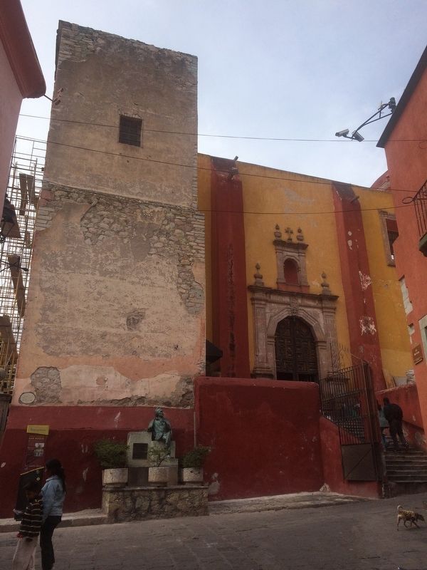 Temple and Plaza San Roque Marker image. Click for full size.
