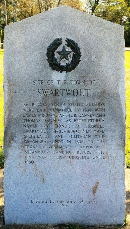 Site of the Town of Swartwout Marker image. Click for full size.