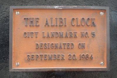 The Alibi Clock Marker image. Click for full size.
