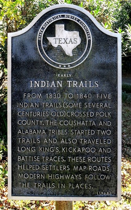 Early Indian Trails Marker image. Click for full size.